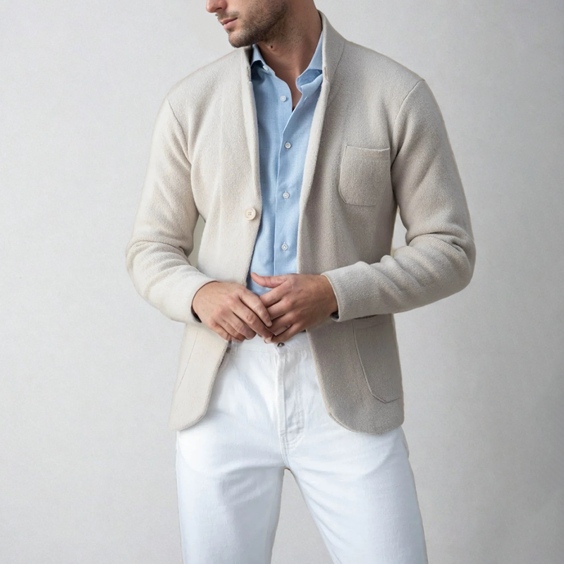 Chris | Men's Minimalist Modern Soft Touch Blazer