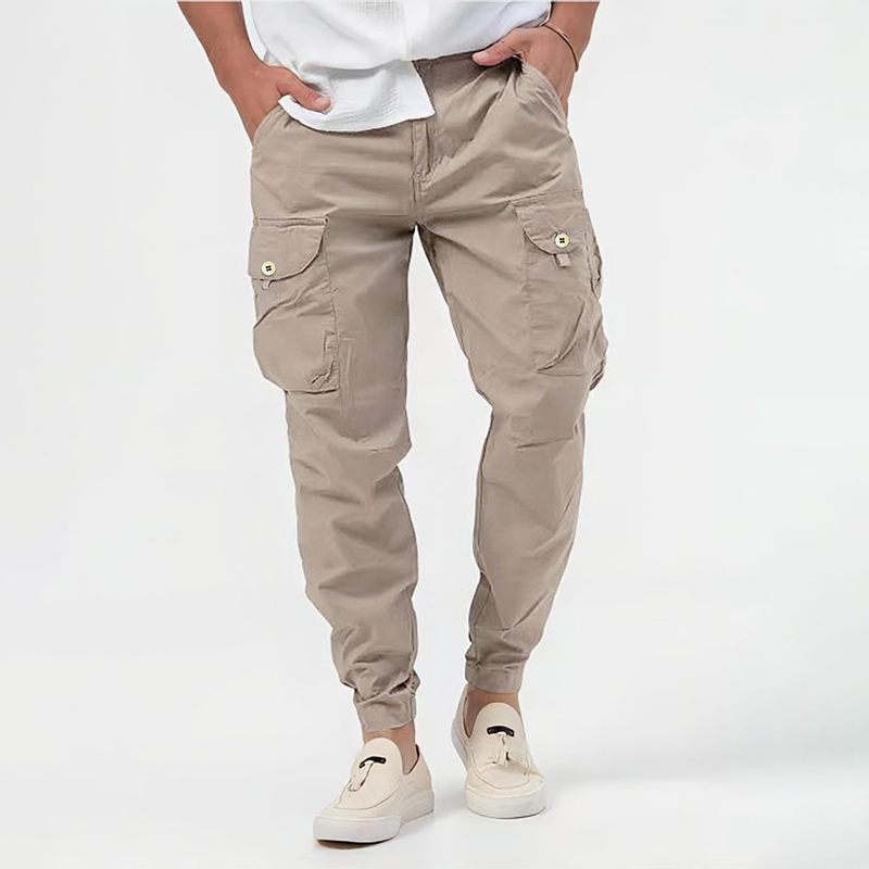 Toby | Men’s Utility Cargo Pants with Drawstring Waist