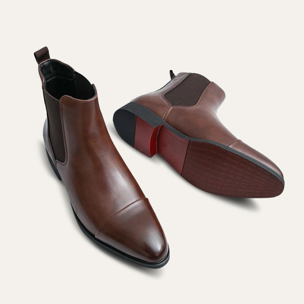 The Savile Row Leather Chelsea Boots for Men