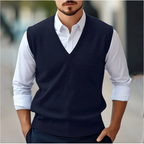 Adam | Men's V-Neck Office Wear Vest
