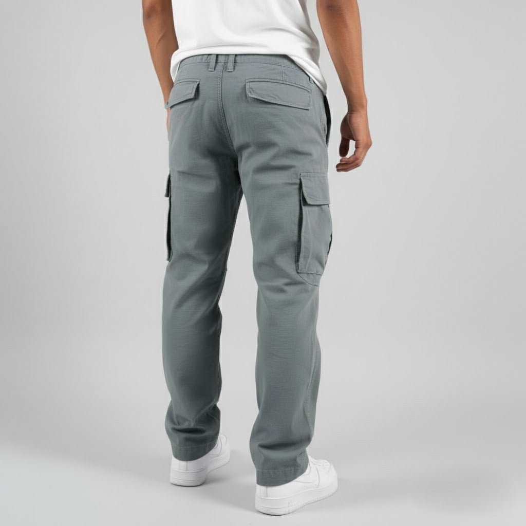 Benjamin | Men's Urban Relaxed Cargo Pants with Multiple Side Pockets