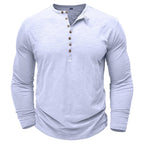 Jack | Men’s Long Sleeve Henley Button Shirt