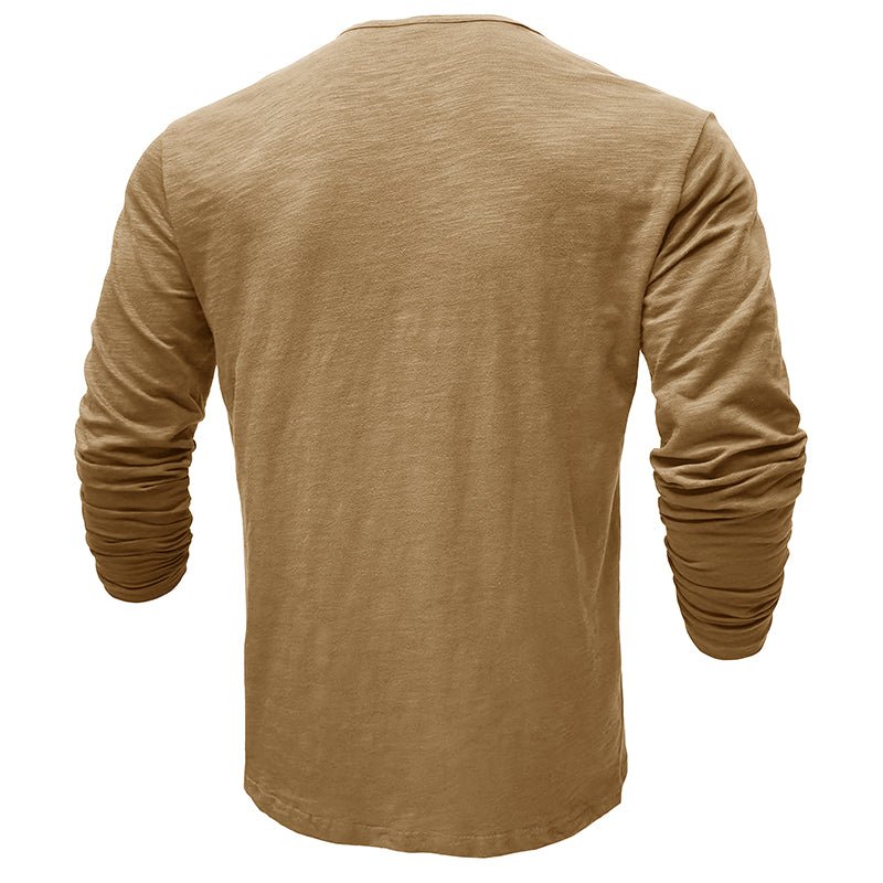 Jack | Men’s Long Sleeve Henley Button Shirt