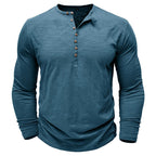 Jack | Men’s Long Sleeve Henley Button Shirt
