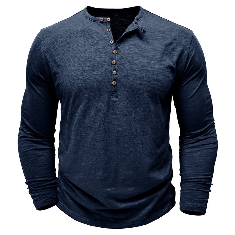 Jack | Men’s Long Sleeve Henley Button Shirt