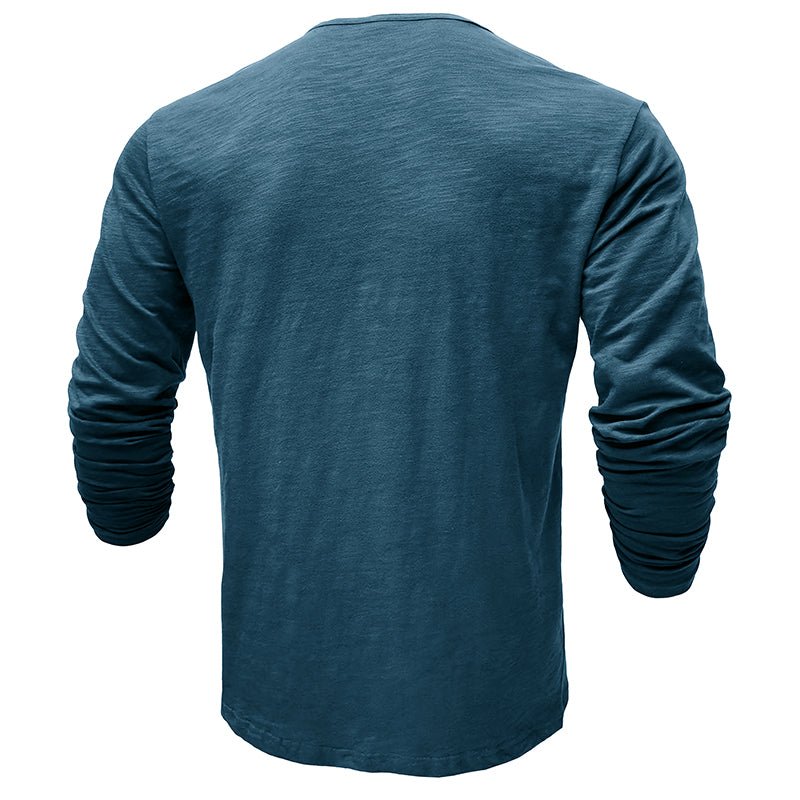 Jack | Men’s Long Sleeve Henley Button Shirt