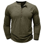 Jack | Men’s Long Sleeve Henley Button Shirt