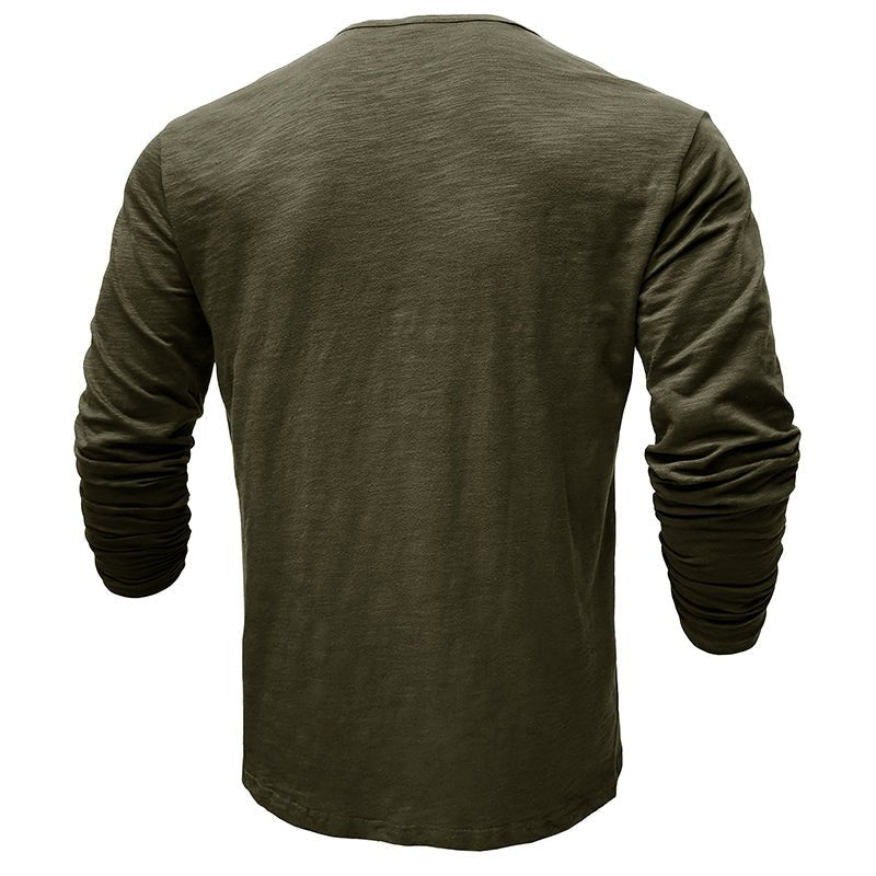Jack | Men’s Long Sleeve Henley Button Shirt
