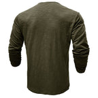 Jack | Men’s Long Sleeve Henley Button Shirt