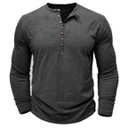 Jack | Men’s Long Sleeve Henley Button Shirt