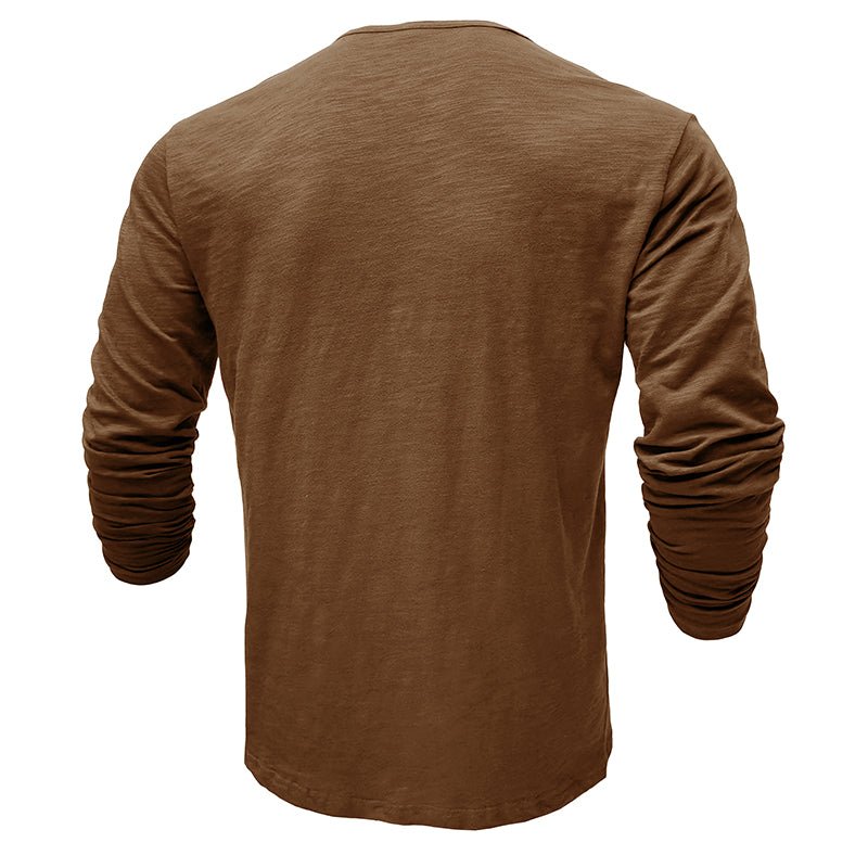 Jack | Men’s Long Sleeve Henley Button Shirt