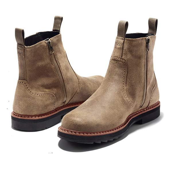 Isaac | Men’s Classic Chelsea Boots with Elastic Panels