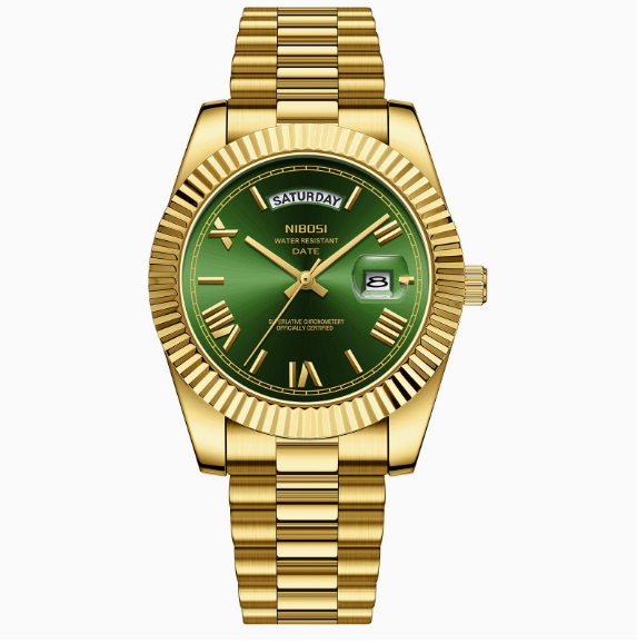 Men’s Luxury Gold Watch Classic Old Money Style Timepiece