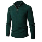 The Oslo Quarter Zip Jumper for Men - Old Money