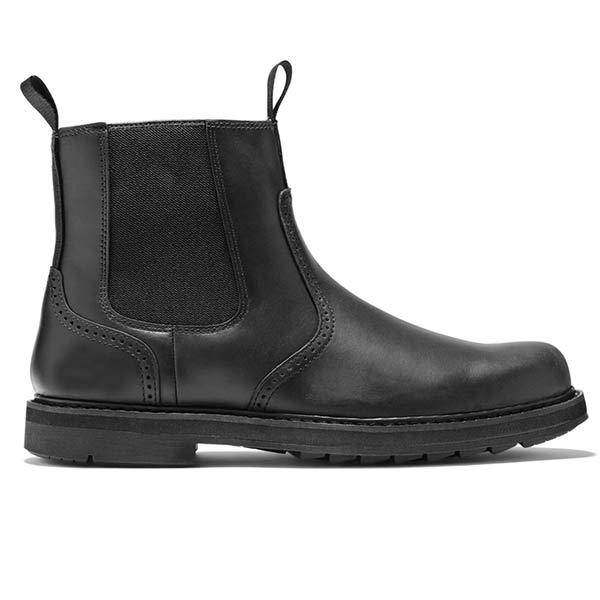 Isaac | Men’s Classic Chelsea Boots with Elastic Panels