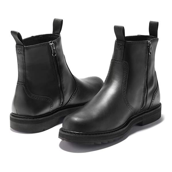 Isaac | Men’s Classic Chelsea Boots with Elastic Panels