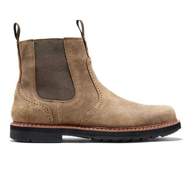 Isaac | Men’s Classic Chelsea Boots with Elastic Panels