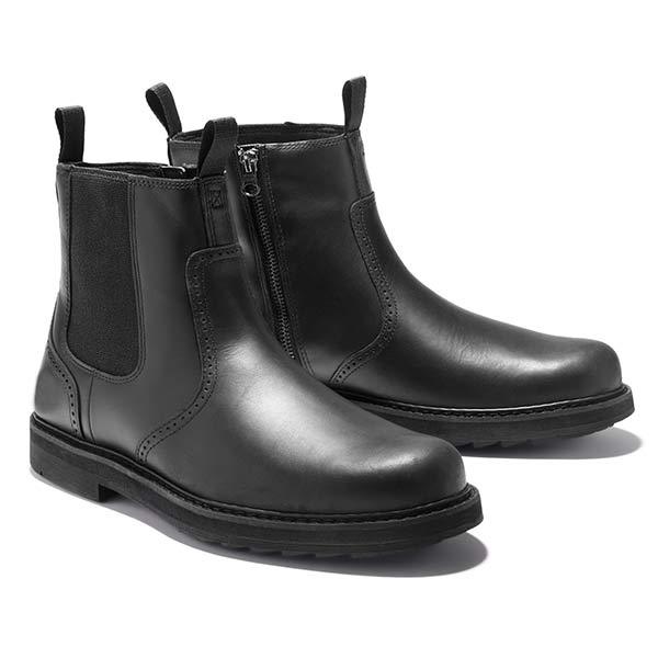 Isaac | Men’s Classic Chelsea Boots with Elastic Panels