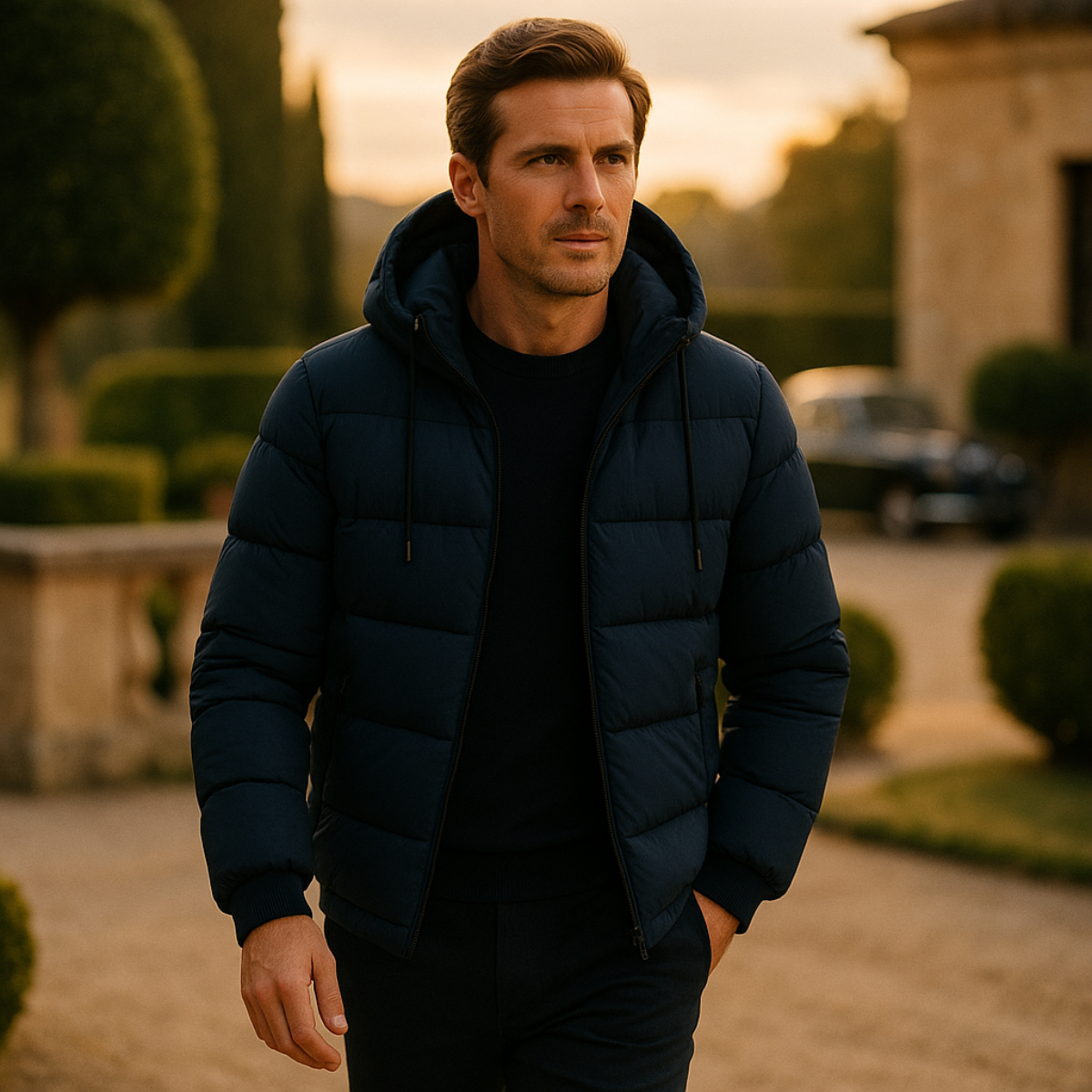 The St. Moritz Warm Elegant Puffer Jacket for Men