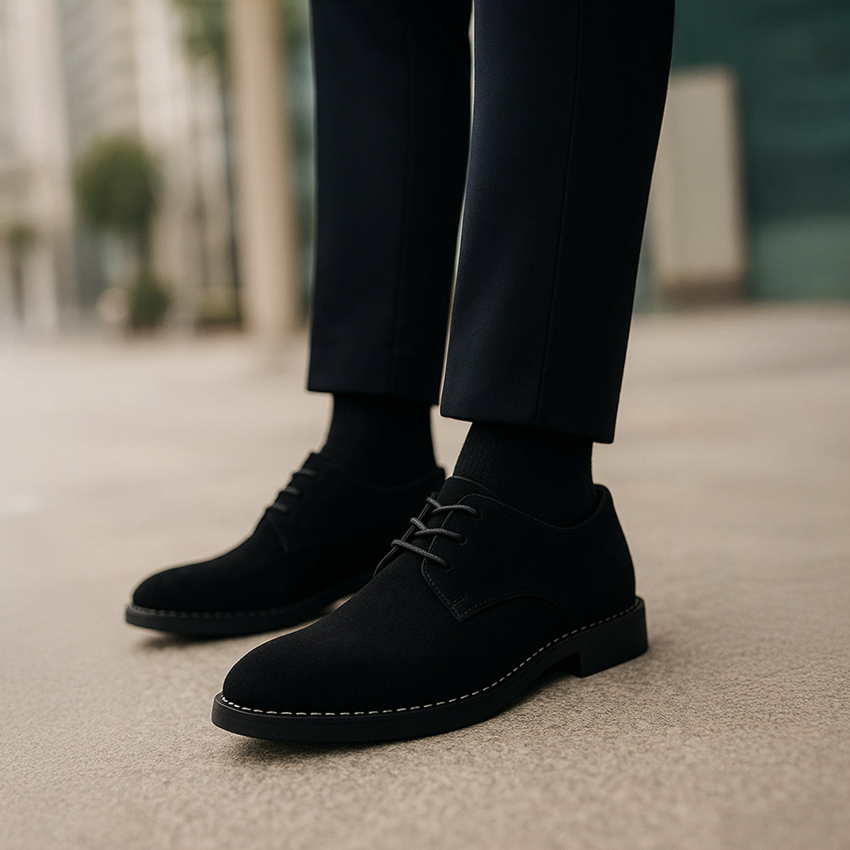 The Paris Classic Suede Shoes - Wedding Guest Men - Formal Occasions