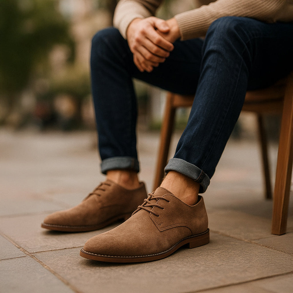 The Paris Classic Suede Shoes - Wedding Guest Men - Formal Occasions