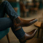 The Savile Row Leather Chelsea Boots for Men