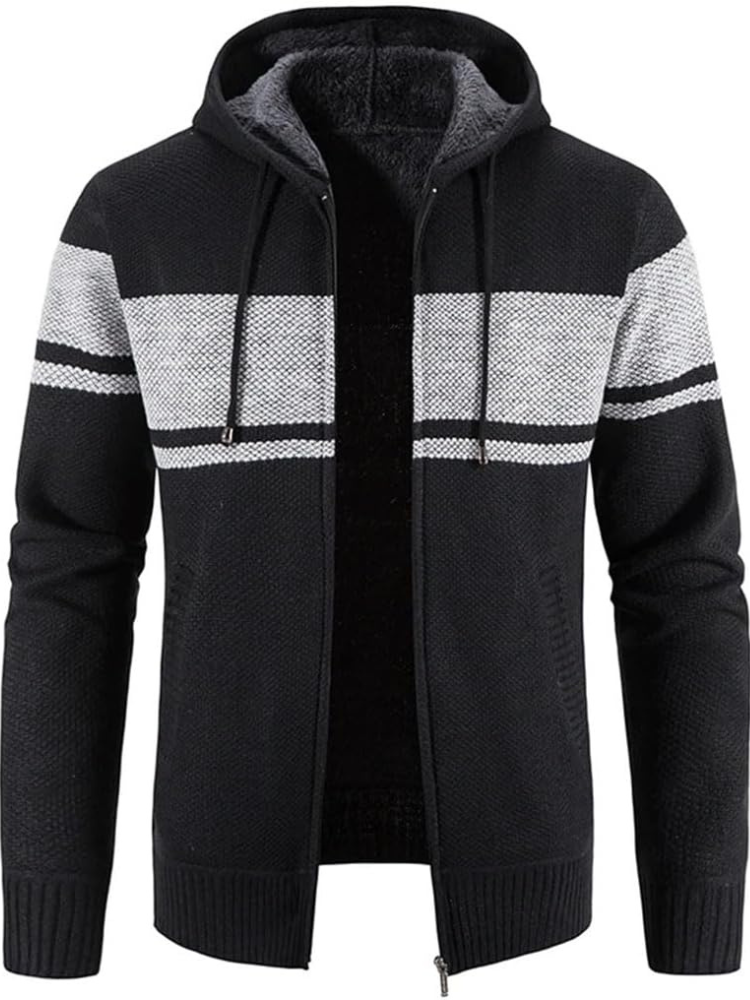 Isaac | Men's Hooded Zip Up Winter Jacket