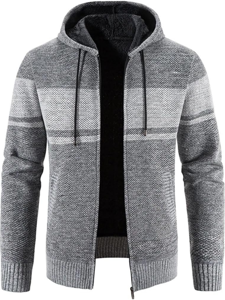 Isaac | Men's Hooded Zip Up Winter Jacket