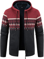 Isaac | Men's Hooded Zip Up Winter Jacket