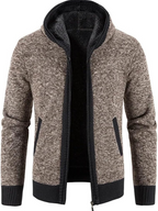 Isaac | Men's Hooded Zip Up Winter Jacket