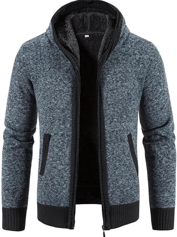 Isaac | Men's Hooded Zip Up Winter Jacket