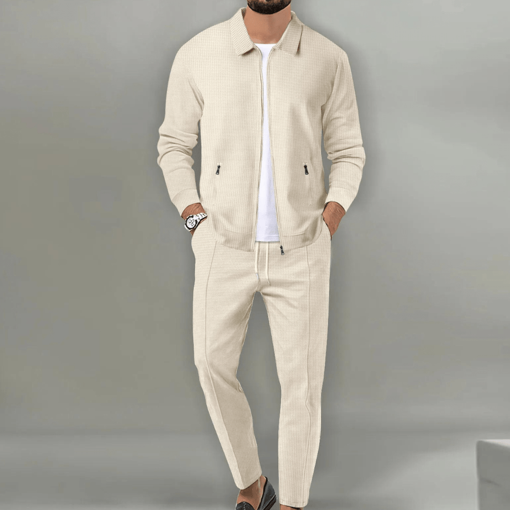 Benedict | Men’s Zip Jacket Casual Two Piece Tracksuit