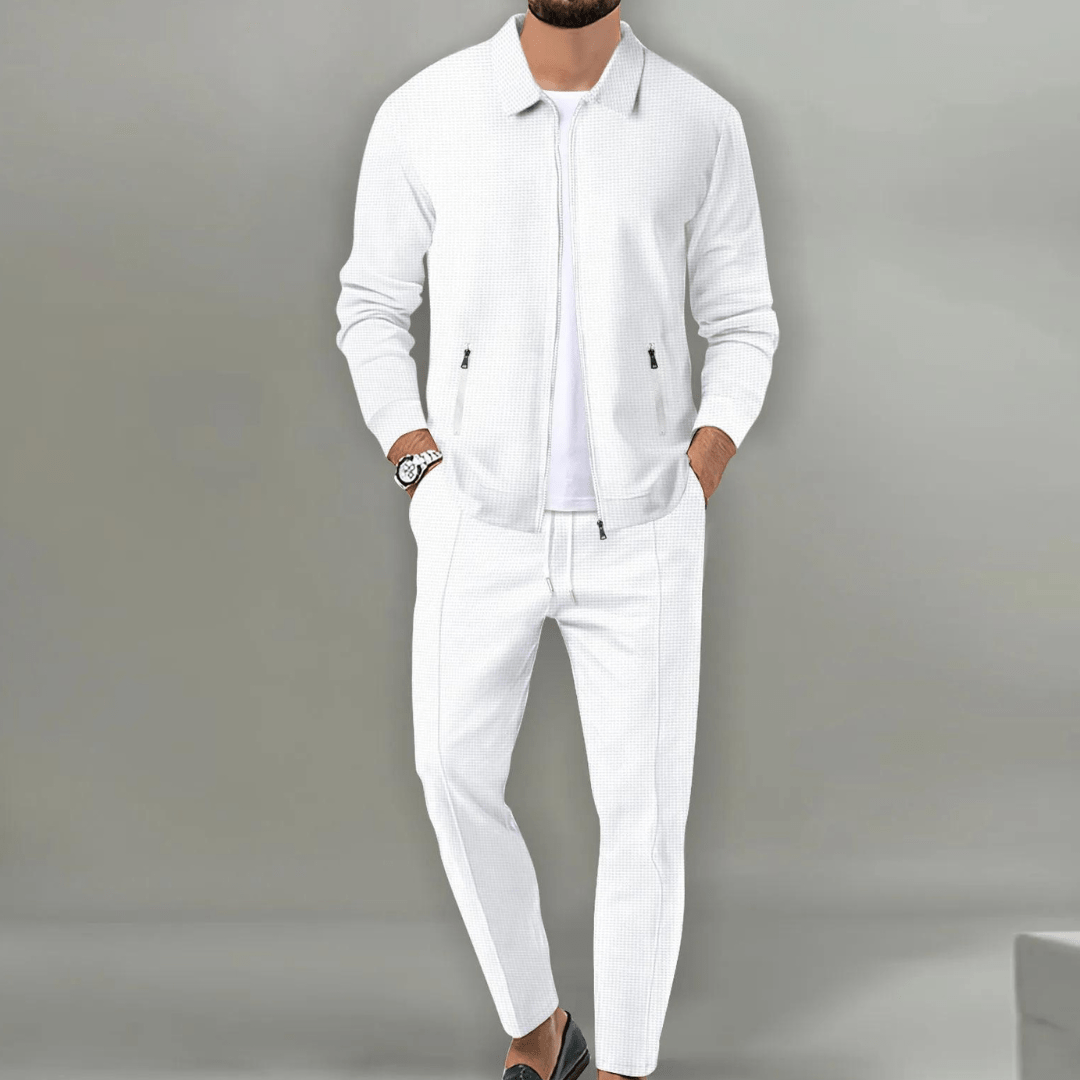 Benedict | Men’s Zip Jacket Casual Two Piece Tracksuit