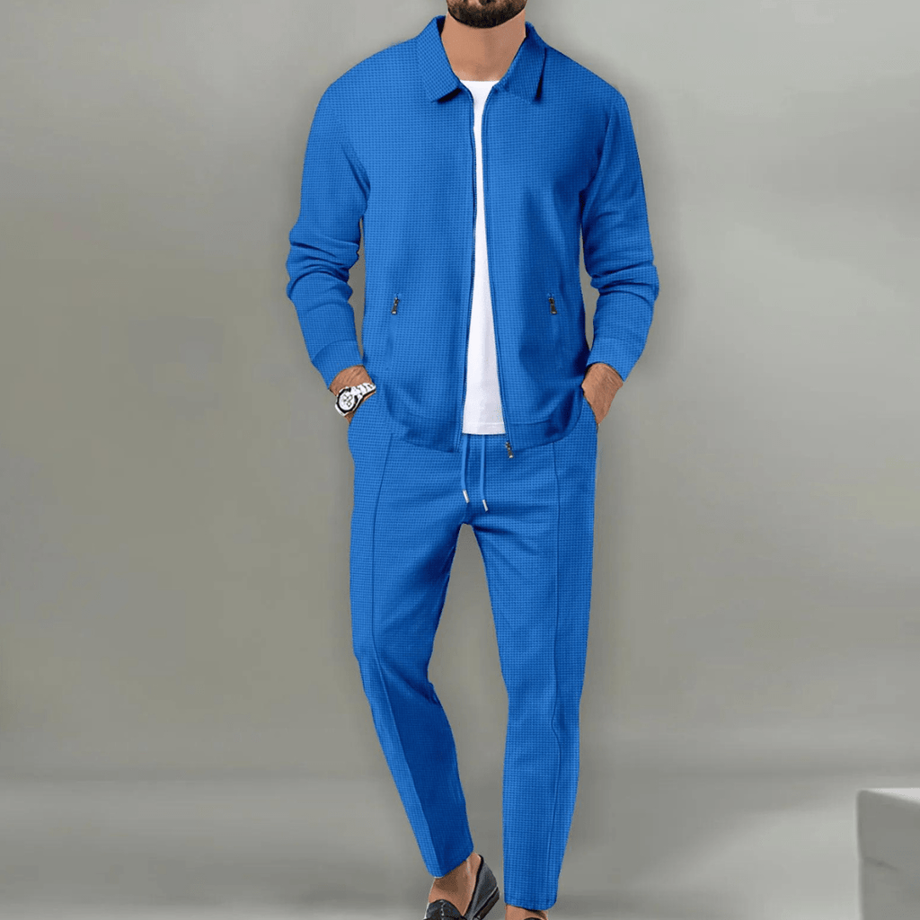 Benedict | Men’s Zip Jacket Casual Two Piece Tracksuit
