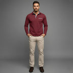 Ethan | Men's Long Sleeve Winter Polo Shirt
