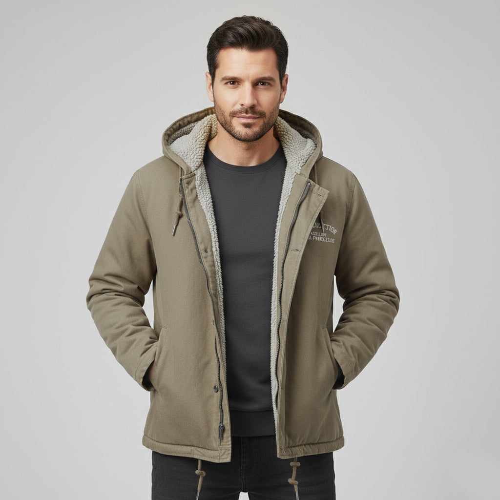 The Aberdeen Men's Warm Waterproof Fleece Lined Padded Winter Jacket