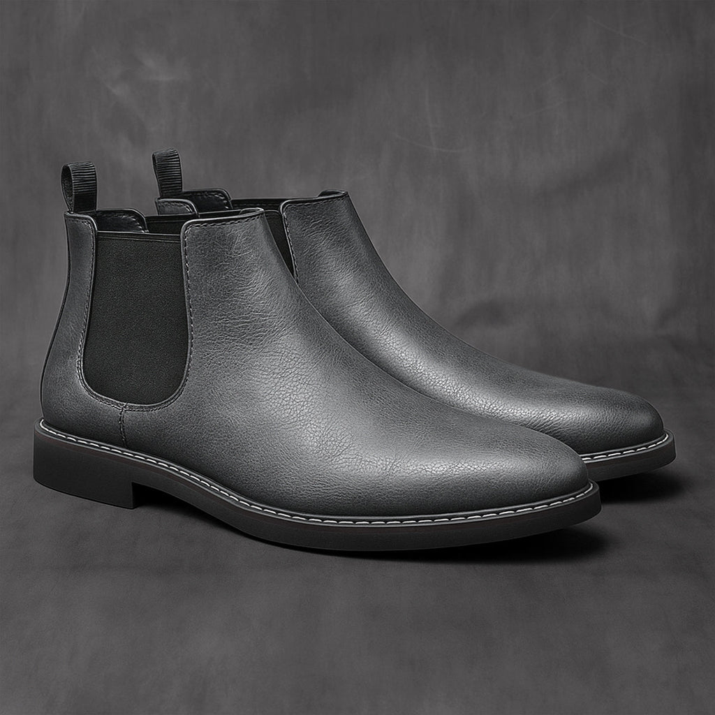 The Staffordshire Men's Classic Leather Chelsea Ankle Boots