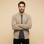 The Caernarfon Casual Button Up Knitted Men's Cardigan