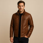 The Radcliffe Leather Jacket for Men